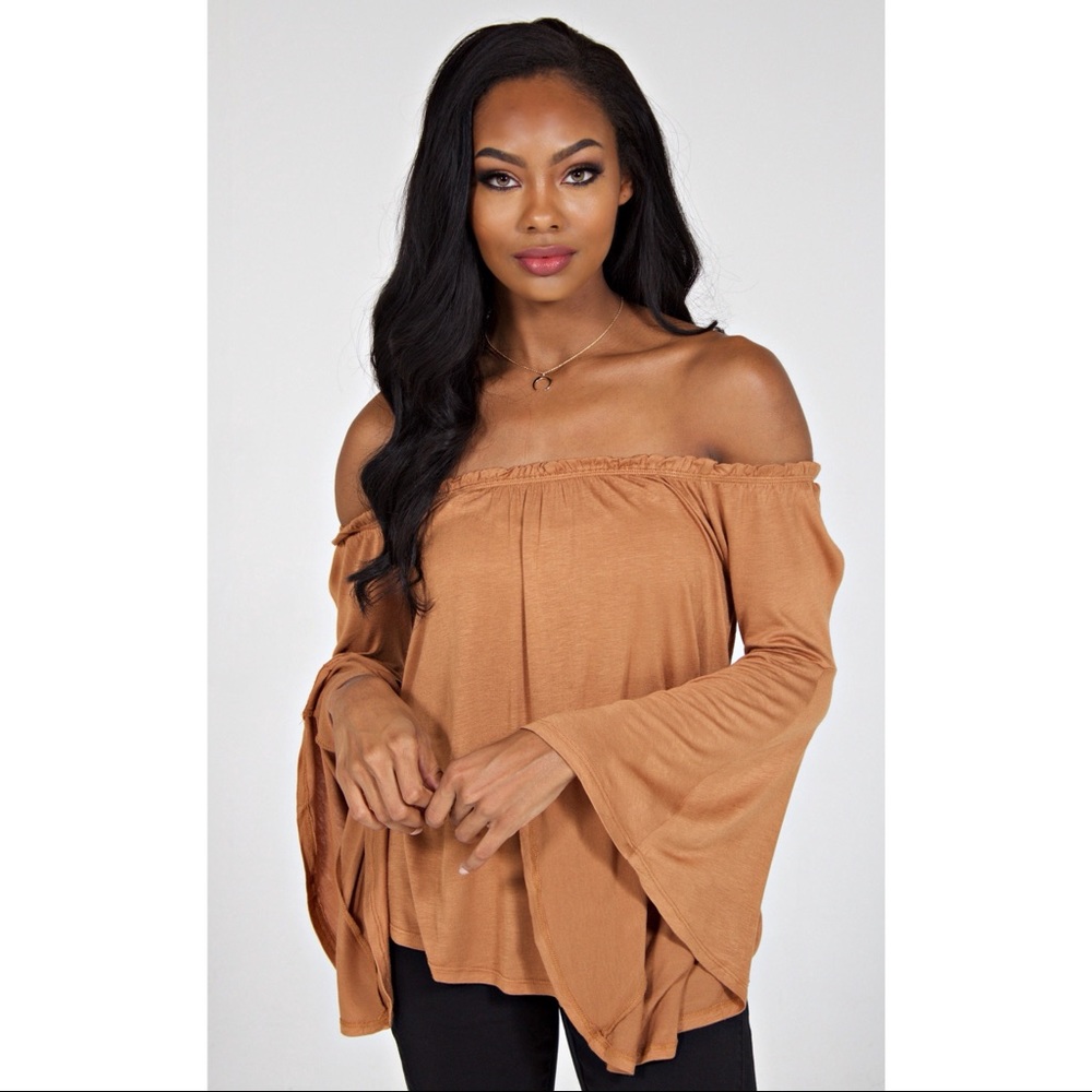 Dramatic Bell Sleeve Top